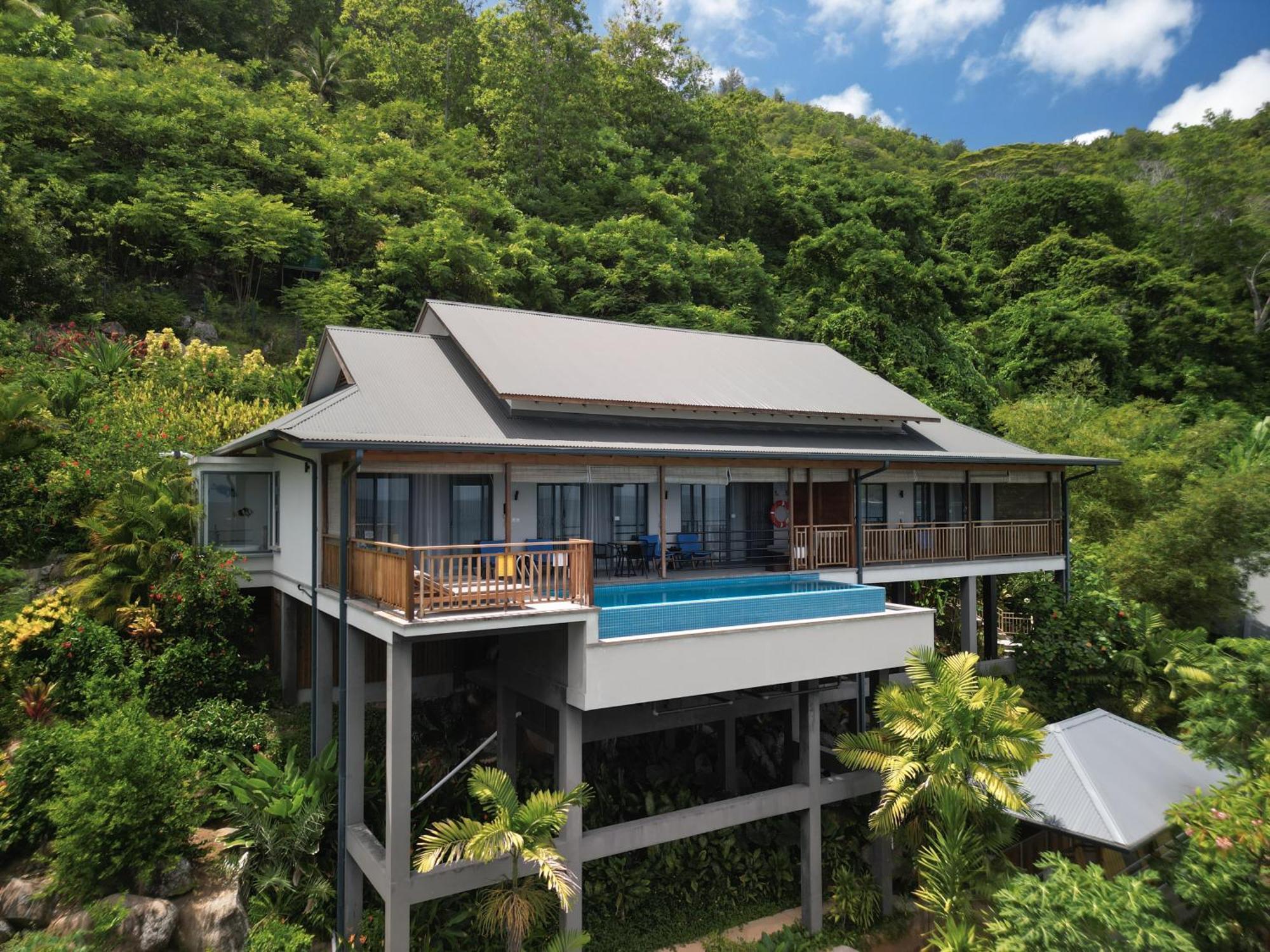 Paradise Chalets Yoga & Wellness Takamaka Exteriör bild